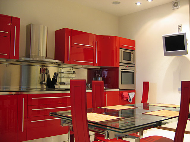 Кухни фото, дизайн кухни, интерьер кухни - МДФ крашеный-33